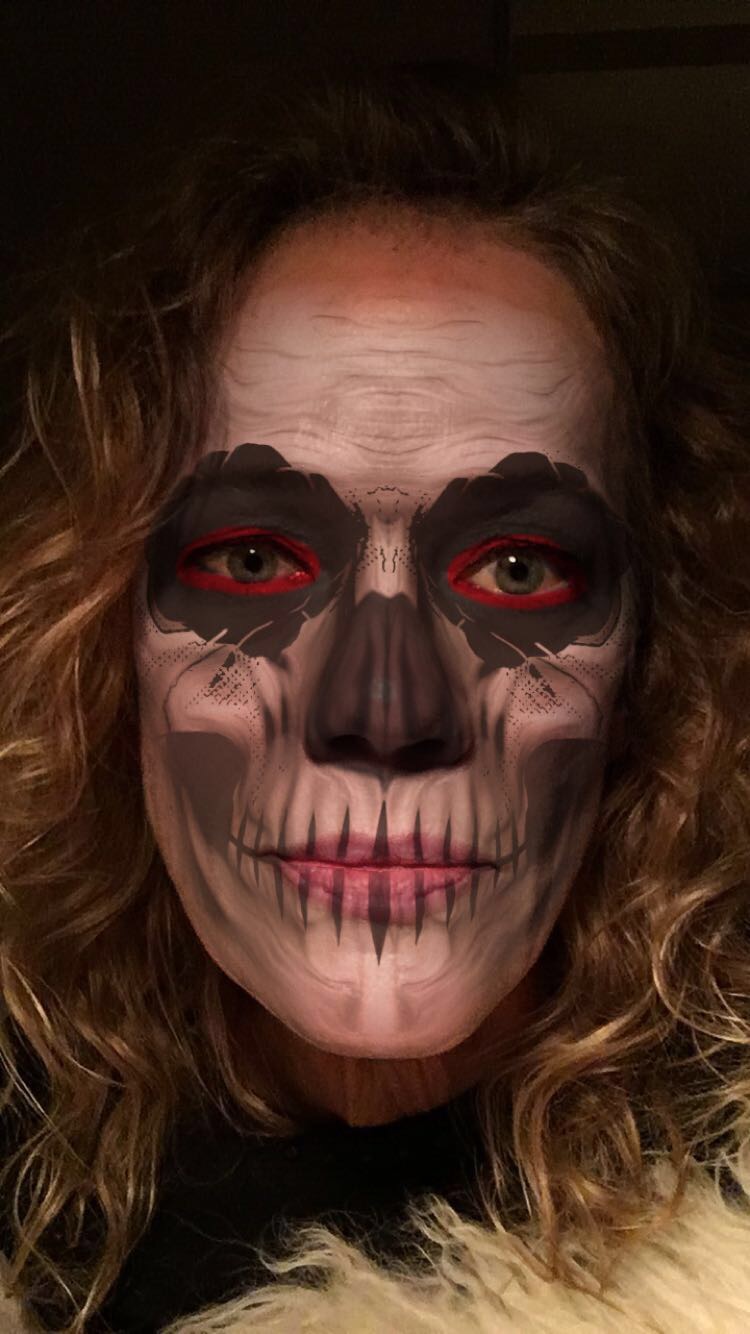 Sandy Hibbard makes to hide our fear IMG_7973