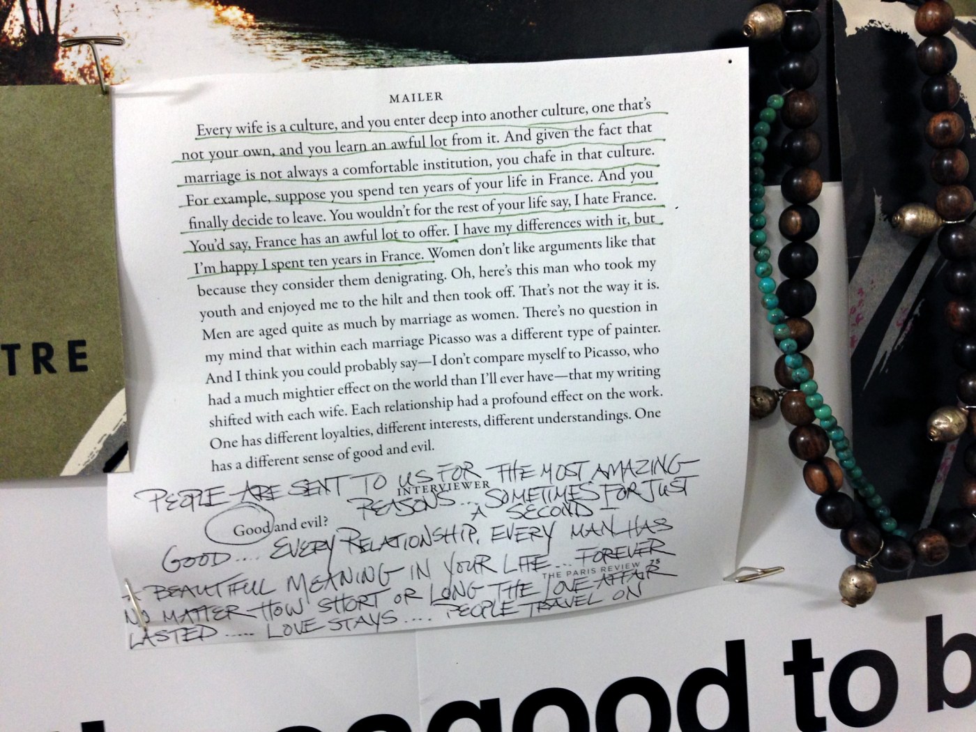 norman mailer on marriage at saturdaysoul.com