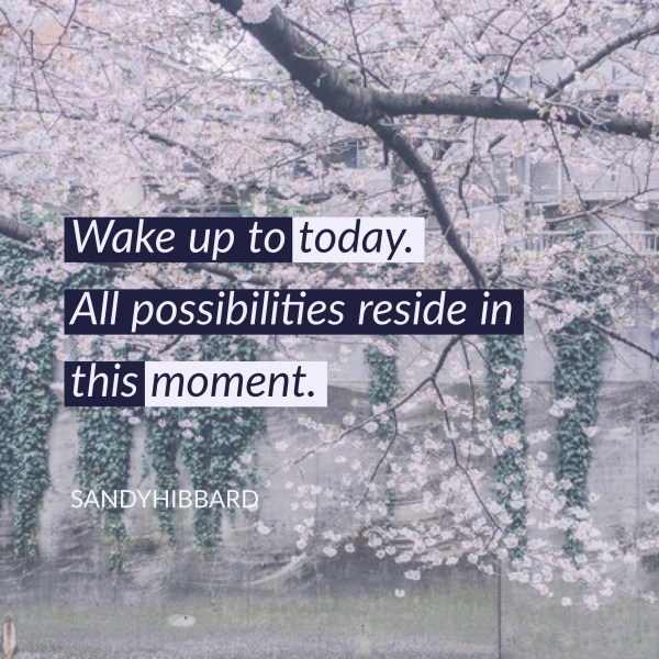 inspirational quotes sandy hibbard saturdaysoul.com